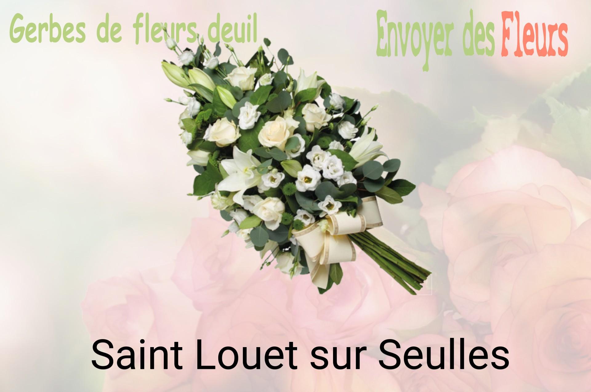 Gerbe de fleurs de deuil livrée à Saint-Louet-sur-Seulles